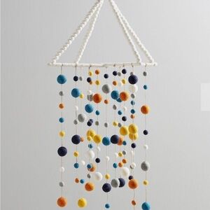 Pottery Barn Kids Pom Pom Mobile for Nursery